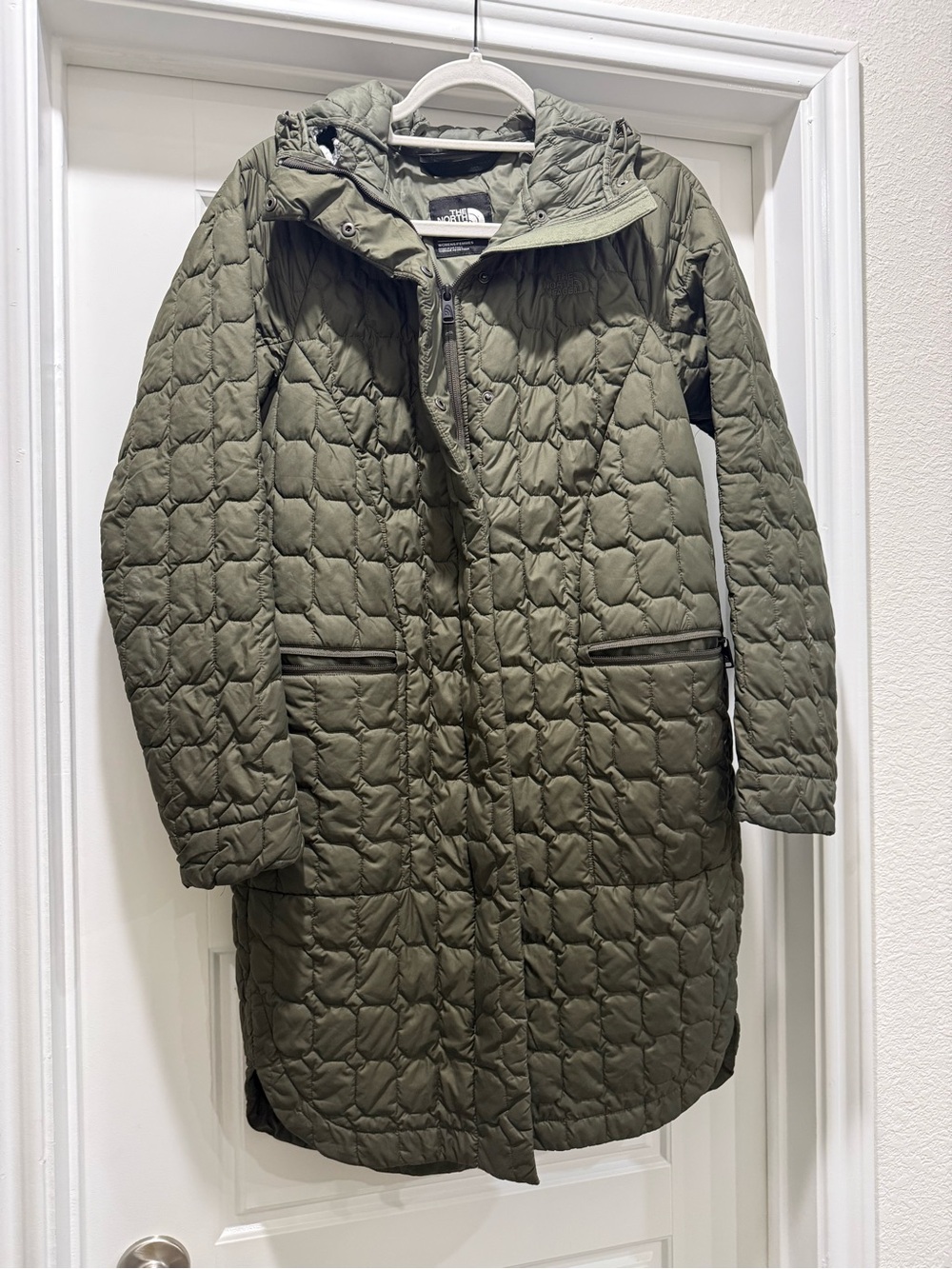 The North Face Olive Green Quilted Women's Jacket